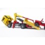 Bruder camion de tractare MAN TGA si vehicul de teren
